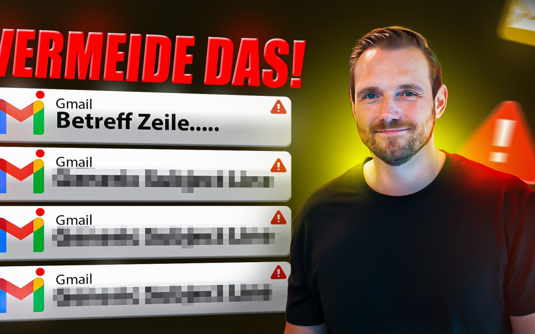 Cold Email 5 Fehler beim Outreach – So vermeidest du sie!