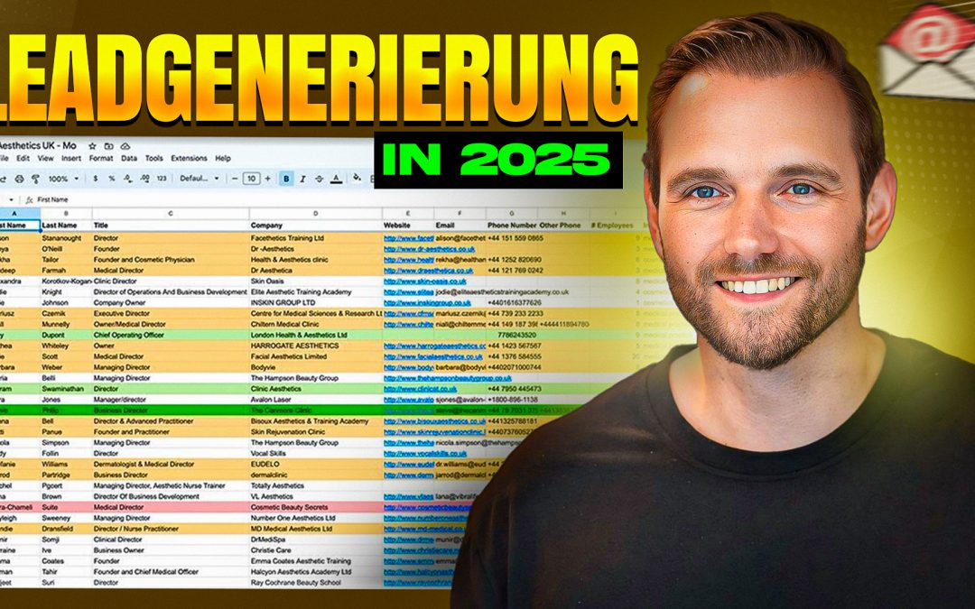 Leadgenerierung in 2025: Ziele erreichen mit präzisem Outreach